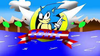 Sonic custom animated title screen