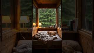 Cozy cat in a bedroom #chill #cat