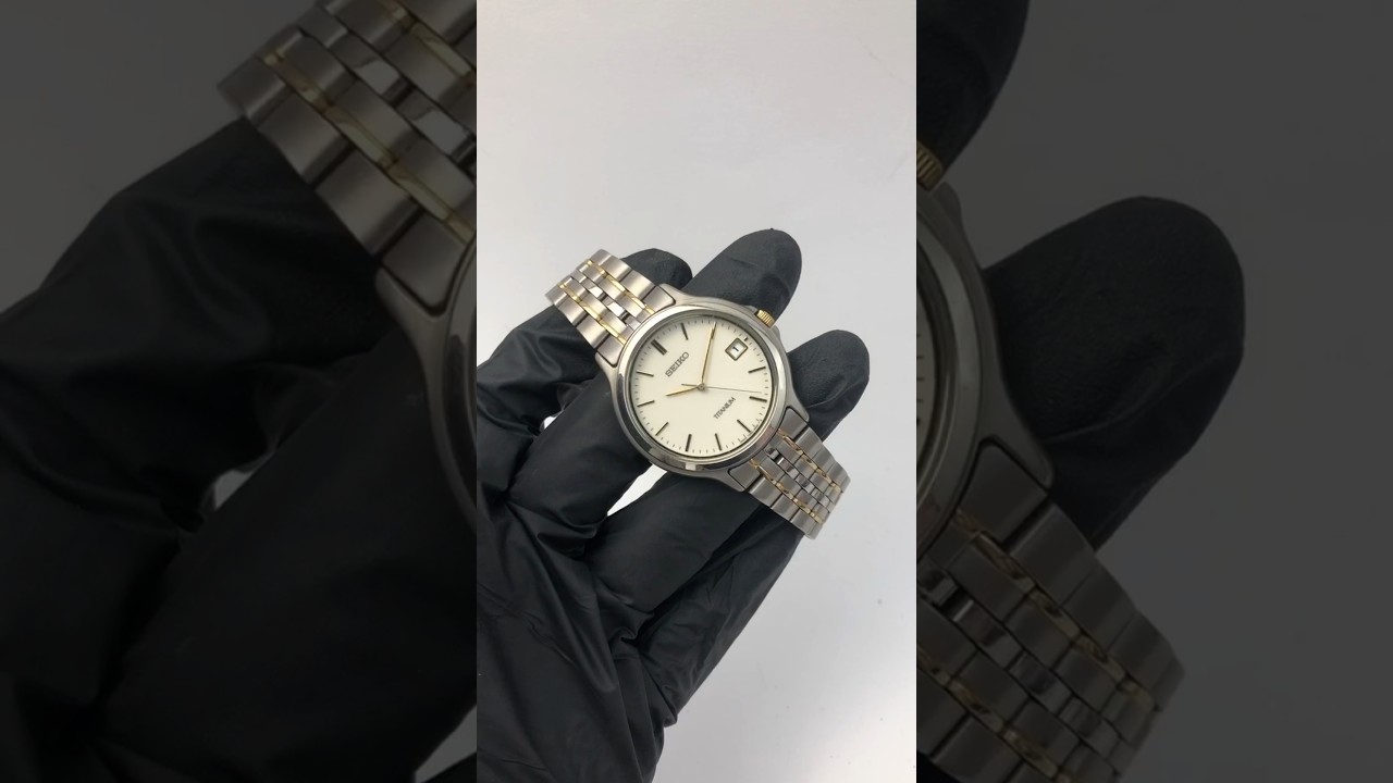 Full Lume Dial Titanium Seiko Quartz