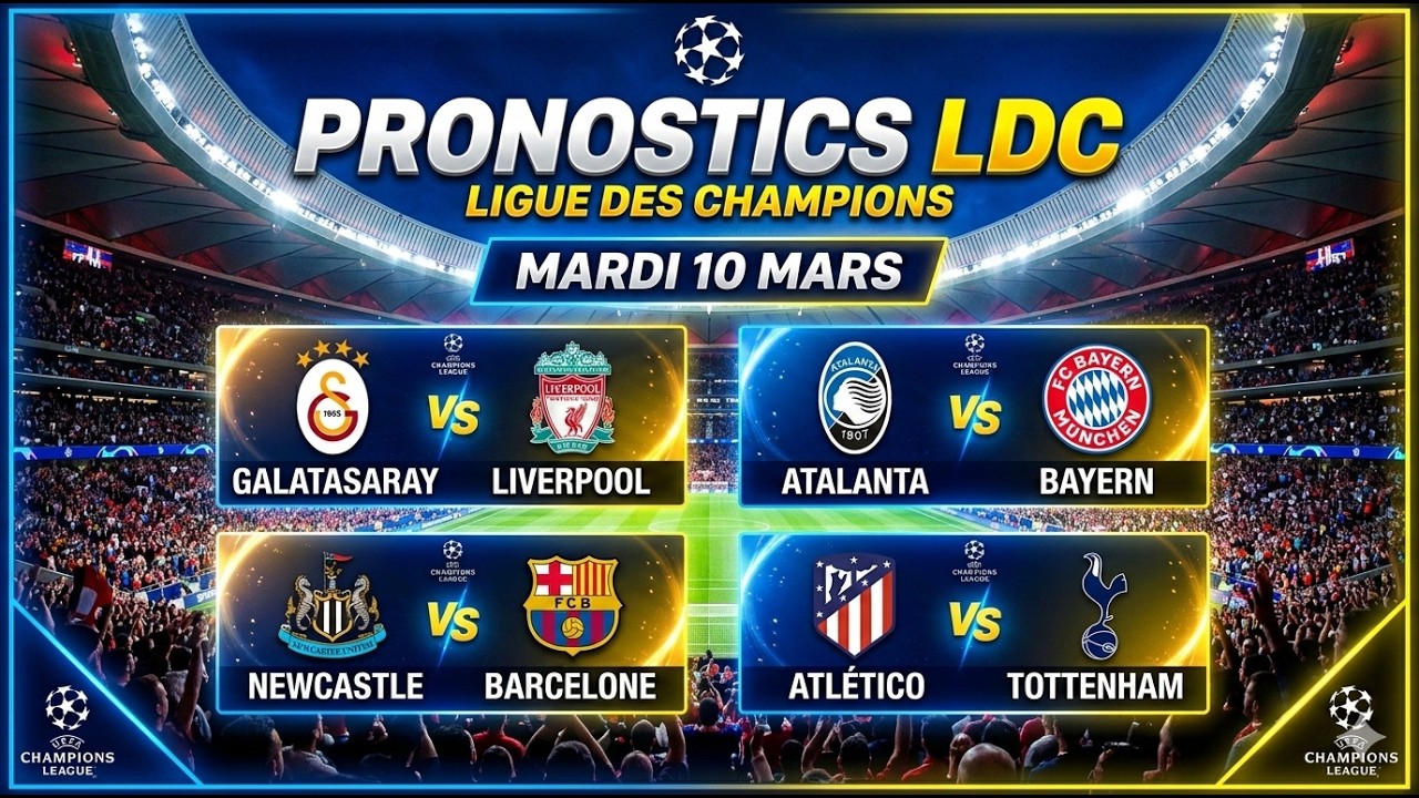 🏆 PRONOSTICS LIGUE DES CHAMPIONS : LIVERPOOL, BARCELONE, BAYERN, ATLETICO MADRID 🔥