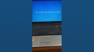 Windows 10 ltsc welcome screen on a Compaq Presario CQ61