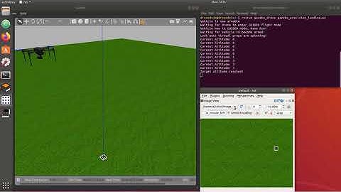 Drone precision landing with ROS gazebo (QR code)