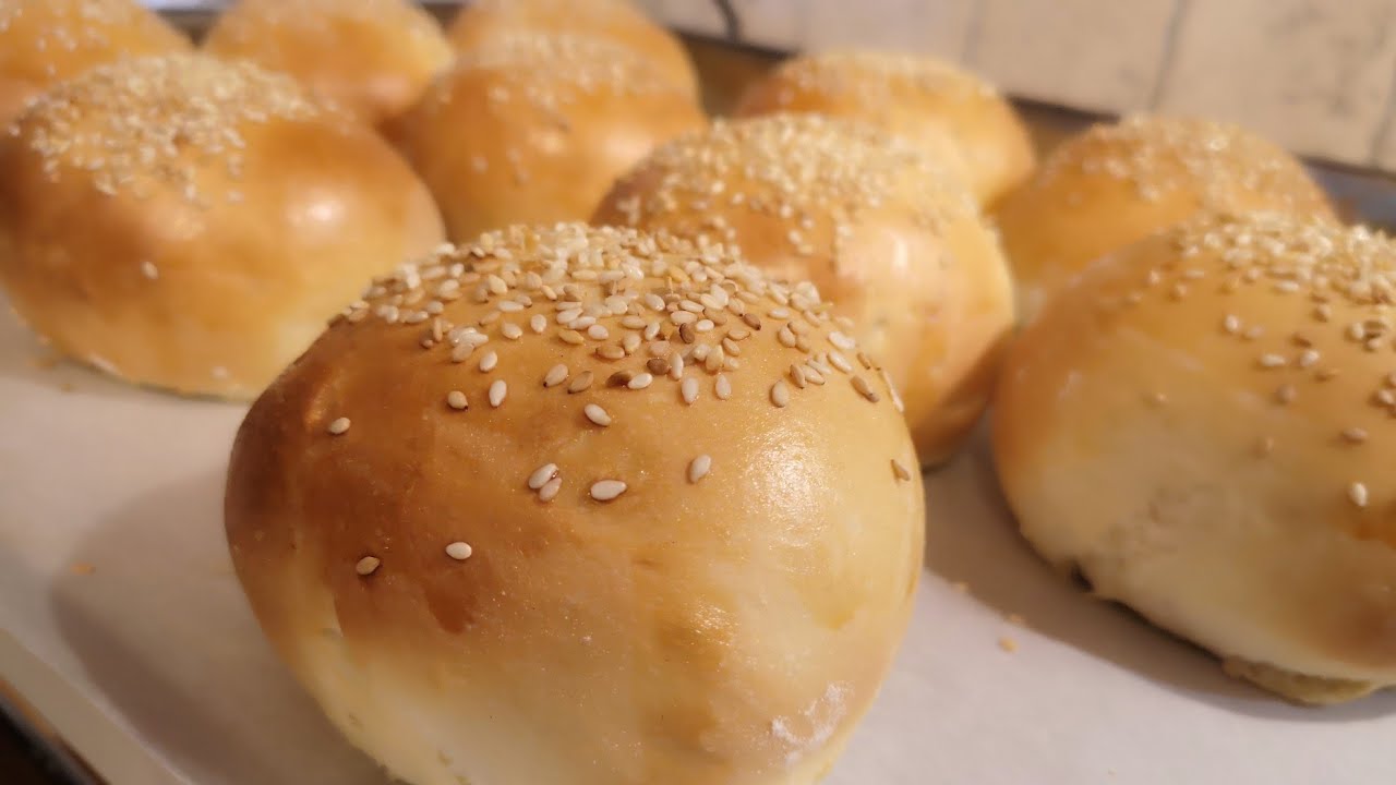 Panini siciliani con sesamo/per panelle morbidissimi🍔