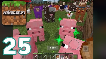 Minecraft: PE - Gameplay Walkthrough Part 25 - Survival (iOS, Android)