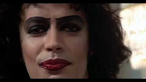 Did Tim Curry do his own makeup for Rocky Horror Picture Show?