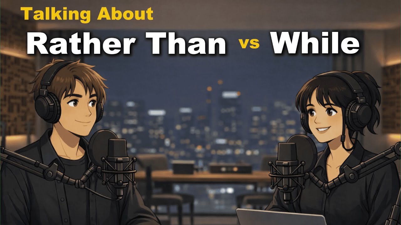 Rather Than vs While in English | Easy English Conversation Practice