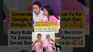Sarwendah Ketempelan Giorgio Ruben Onsu Dan Desy Ratnasari Serasi Banget🥰#rubenonsu#sarwendah#fypage