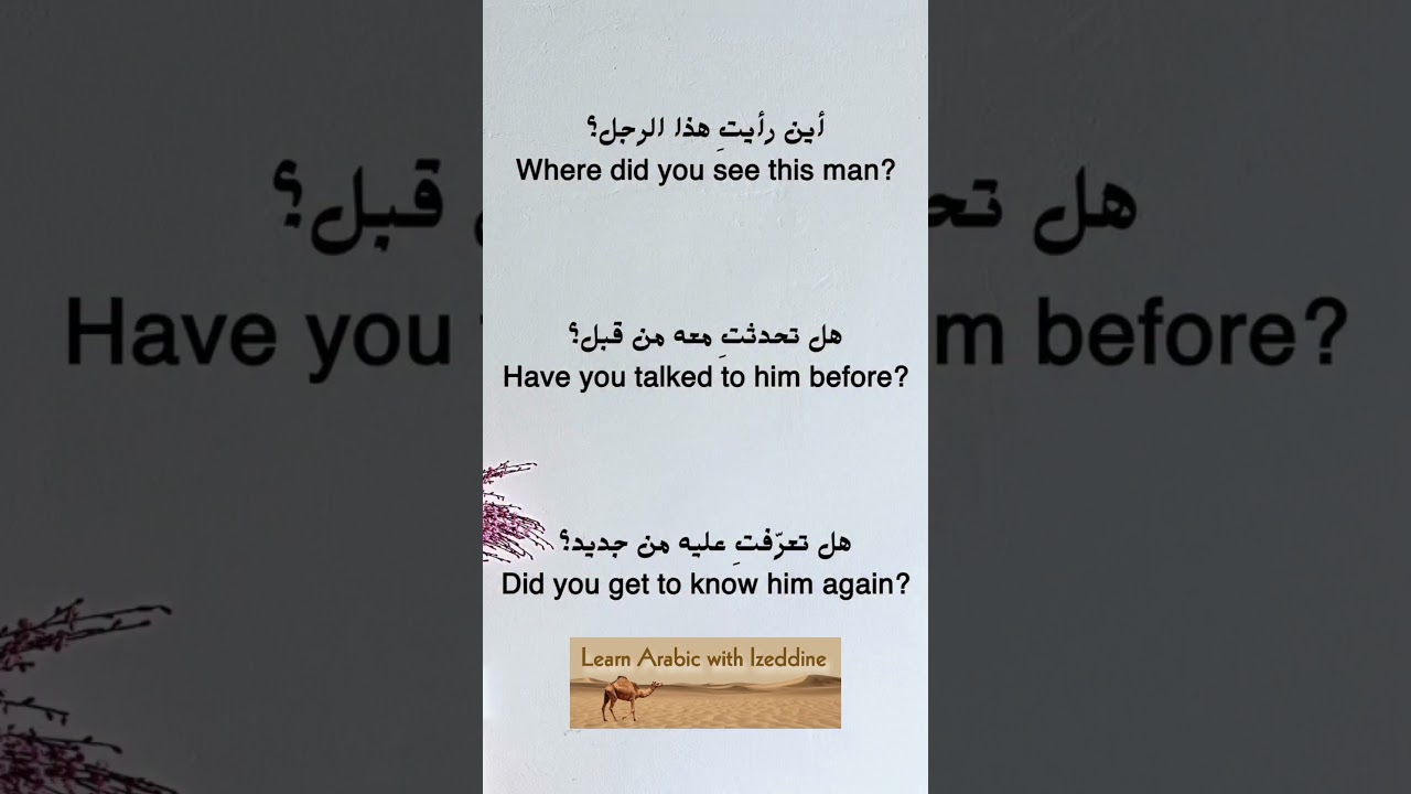 Learn Arabic: Daily Life Phrases for Reading | Arabic for Beginners (English - Arabic)