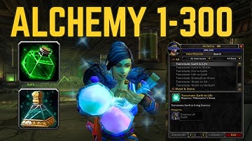 WoW Classic Alchemy Leveling Guide 1-300 | Fast & Cheap Method | Full Recipe List