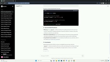 python append to array