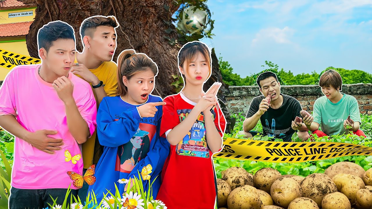 Thám Tử Hạt Tiêu Đã Phát Hiện ra 2 kẻ đột nhập vào vườn khoai lang, khoai tây- Phim hài hai anh em