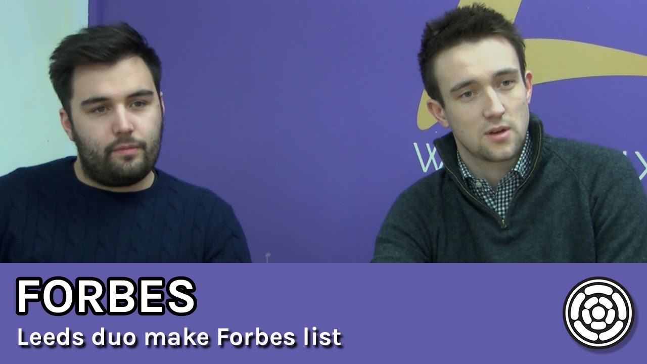 Leeds duo named on Forbes 30 under 30 for Europe list