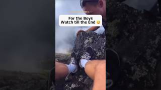 Friends Throw Huge Rock