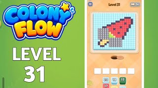 Colony Flow Level 31 Walkthrough Solution 