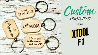 Let's Make Custom Wooden Keychains Using Xtool F1