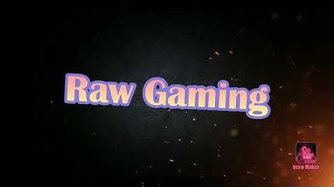 Raw Gaming intro
