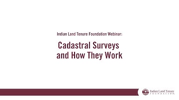 Cadastral Surveys and How They Work