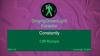 Cliff Richard - Constantly - Karaoke Version