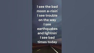 Thumbnail of Bad Moon Rising - Creedence Clearwater Revival (Lyrics)