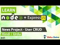ExpressJS &amp; NodeJS News CMS Project - V Tutorial in Hindi / Urdu