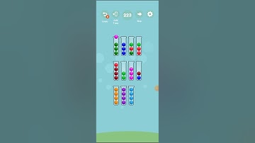 Ball Sort level 223    Ball Sort - Color Sort Puzzle, Yellow Bolt Studio, playlist