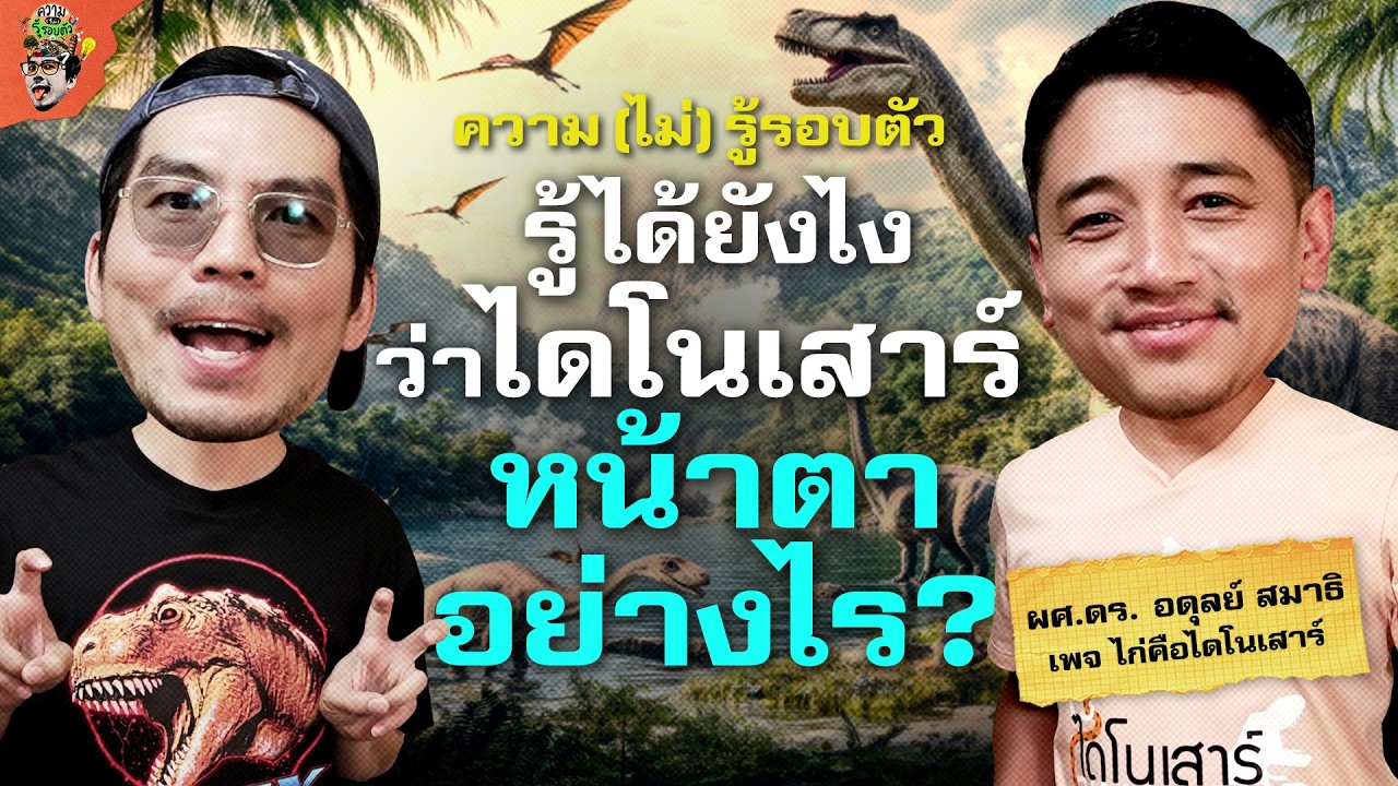 ทุกเรื่องเกี่ยวกับไดโนเสาร์ เจอแต่ฟอสซิลแต่ทำไมรู้หน้าตา? | ความ(ไม่)รู้รอบตัว