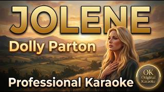 Jolene - Dolly Parton | Professional Remastered Karaoke | Studio Hi-Fi HD