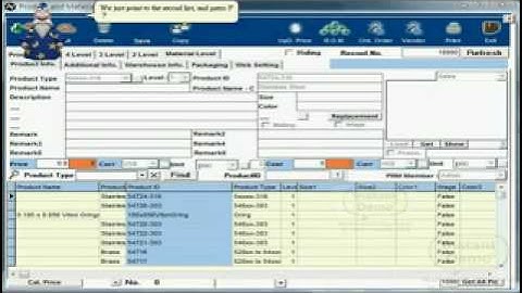 Nuclearsoft ERP system - TST main Introduction