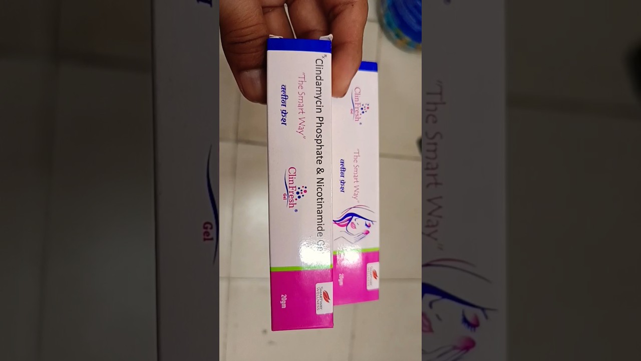 Clinfresh gel 20gm, clindamycin phosphate and nicotinamide gel, sartway, 