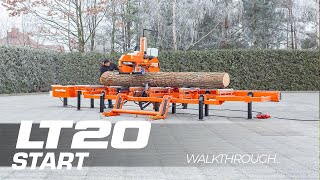 Бюджетная ленточная пилорама Wood-Mizer LT20START с гидравликой | Обзор | Wood-Mizer Europe