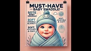 Must-Have Baby Swaddle! 🍼 Soft, Adjustable, and Comes with an Adorable Hat!#baby #babyshorts  #kids screenshot 3