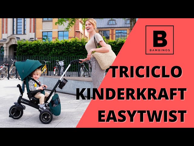 Triciclo Kinderkraft Easytwist/Triciclo bebé/Kinderkraft Easytwist/ paseo  del bebé/#tiendasbambinos 