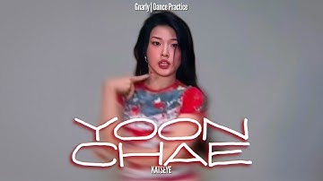 [4K] Gnarly - KATSEYE YOONCHAE FOCUS | [DANCE PRACTICE]
