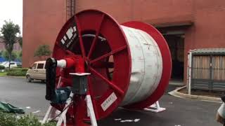 Heavy Load Hydraulic Steel Cable Drum Stand