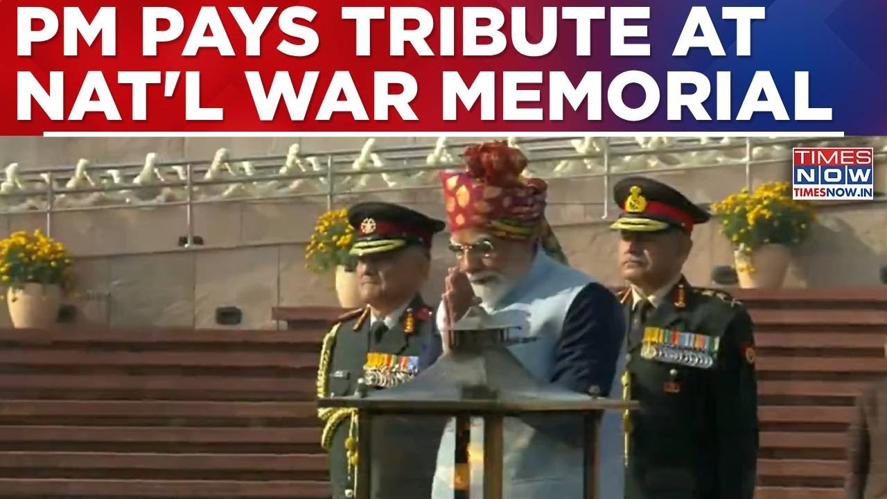 Republic Day 2026: PM Modi Pays Tribute To Fallen Heroes At National War Memorial In Delhi, Watch!