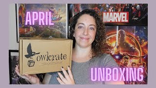 April Owlcrate Unboxing - Swipers first unboxing!!!