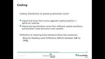 Lecture Audio Coding, Part 11, Stereo