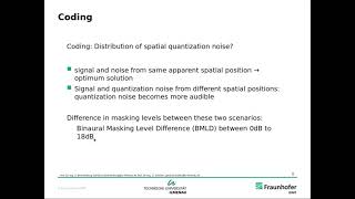 Celebrity Lecture Audio Coding, Part 11, Stereo Profile