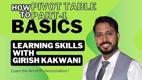 Pivot Table Basics for Beginners (Hindi) | Excel Tutorial Part 1 | Learn Step-by-Step [ Hindi ]