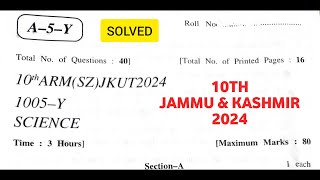 jkbose todays class 10th science paper 2024 😱 | jkbose science paper 2024 screenshot 4