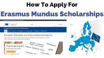 How To Apply for Erasmus Mundus Scholarships 2024 | Step-by-Step Application Guide @Erasmusmundus