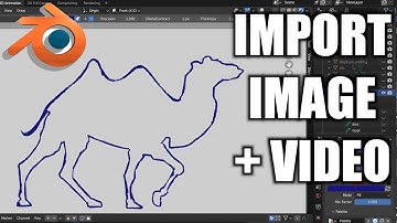 How to IMPORT Images & Video in BLENDER Grease Pencil