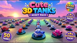 CuteTanks 3D Asset Pack