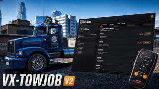 FiveM Script | vxTowJob V2 | VANTREX SCRIPTS