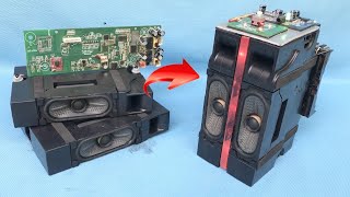 Super Unique Bluetooth Speaker Made From LG TV Speaker Cluster