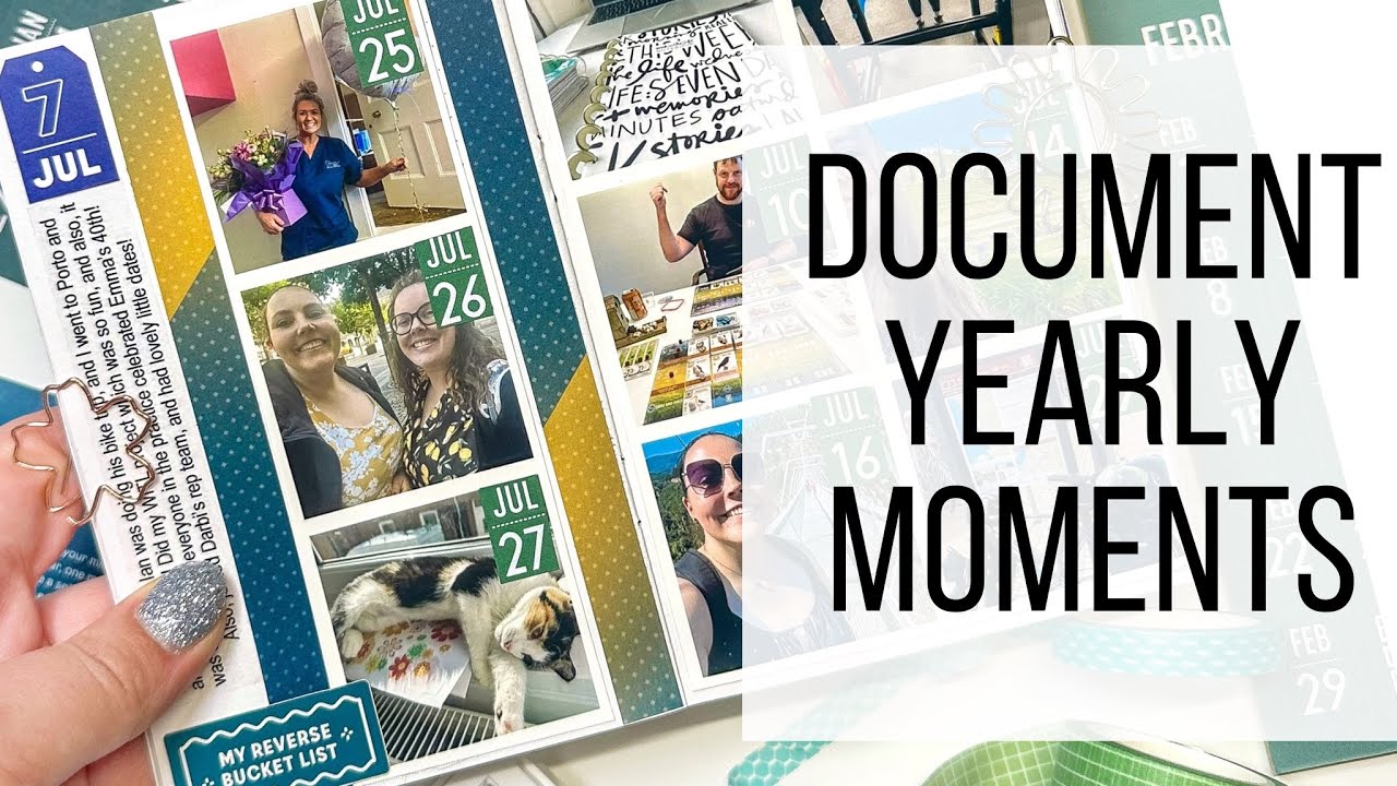 Document your entire year! Everyday explorers mini book process