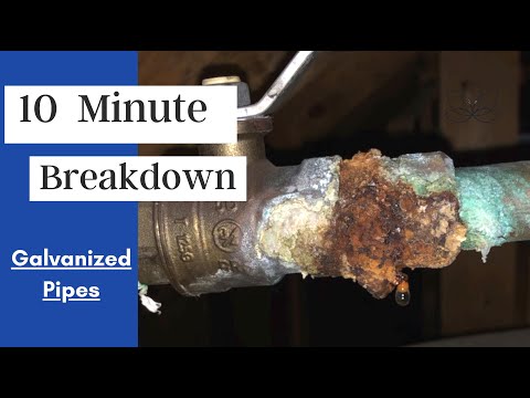 Vídeo: Por que os tubos galvanizados são ruins?