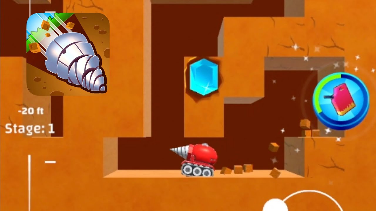 Ground Digger Game Level 1 YouTube