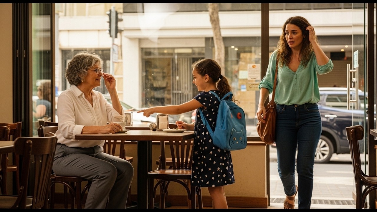 🏳️‍🌈 O encontro às cegas estava vazio, até que uma menina disse: Mamãe pede desculpas por se atrasar