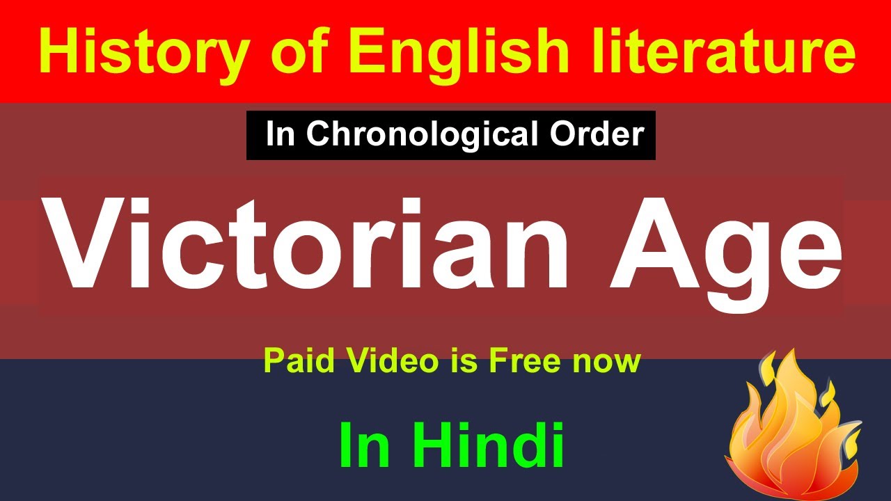 Victorian Age in English Literature History of English Literature